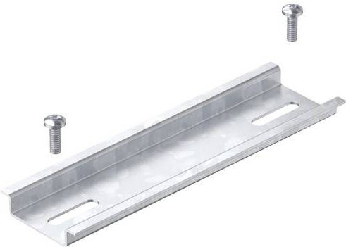 OBO Bettermann Hutschiene gelocht 2069 X06 FS 1115876 Farbe: Silber, Breite: 118 mm - Bild 1