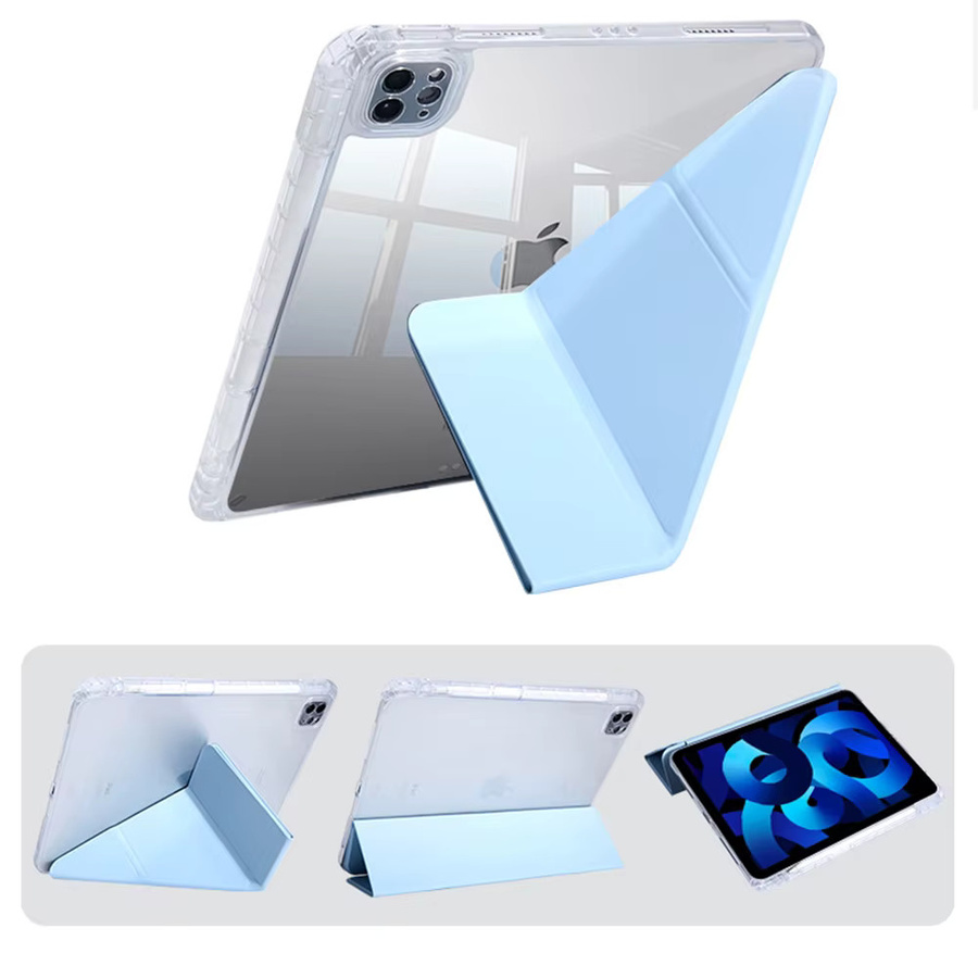 Apple iPad Hülle mit Stifthalter in Grün für iPad Pro 11 und 12,9 Zoll, iPad Air und iPad mini 6 - Bild 1