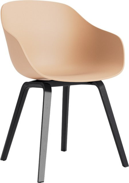 HAY About A Chair AAC 222 mit Armlehnen in Orange und Eiche matt - Bild 1