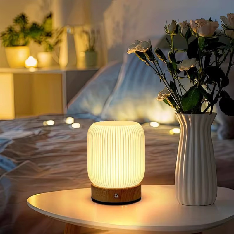 ZTree Nachtlicht Touch-Lampe: Tragbare und dimmbare Tischleuchte mit 3 Farbtemperaturen für Schlafzimmer und Wohnzimmer - Bild 5