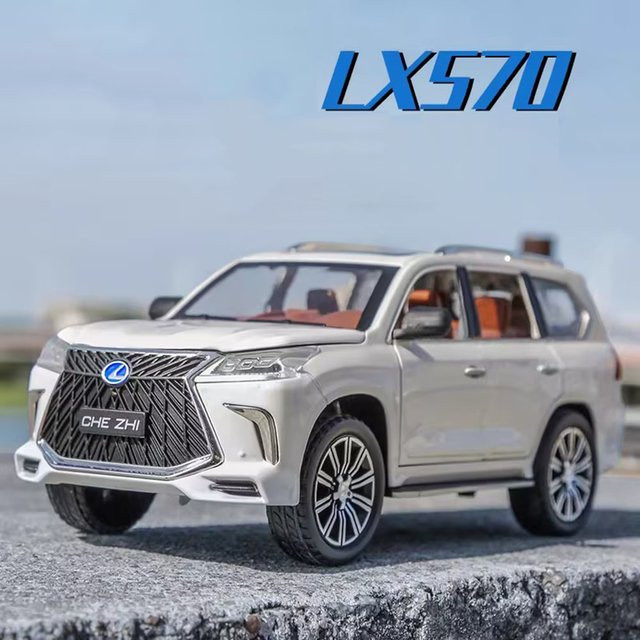 caipo LX570 LX600 SUV, Spielzeug Autos Modelle, 1:24, Metall, Licht und Sound - Bild 1