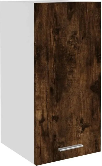 vidaXL Hängeschrank Räuchereiche in Braun mit Glasfront und internen Regalen, B/T/H: 29,5 x 31,0 x 60,0 cm - Bild 1