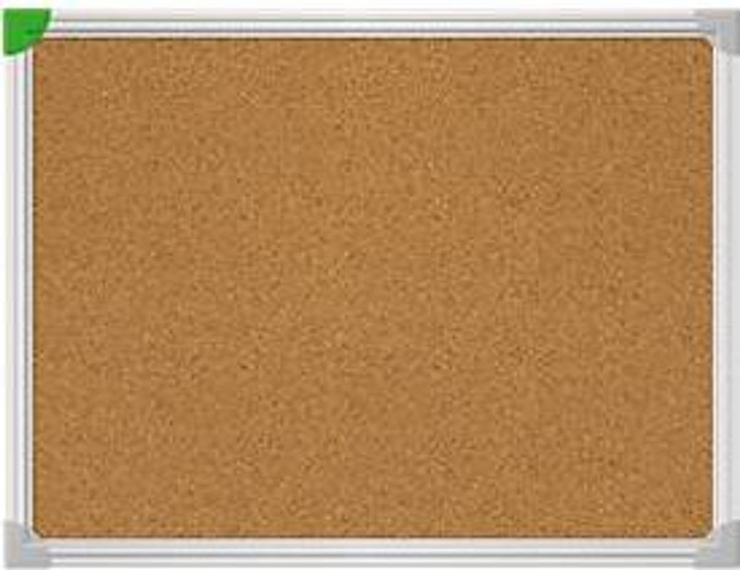 Franken Korktafel U-Act! Linie in Braun mit Aluminiumrahmen zur Wandmontage, B: 60 cm, H: 80 cm - Bild 1