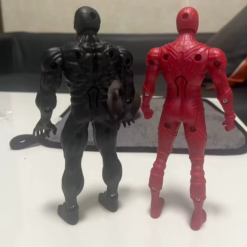 Hot Toys Marvel Venom Thanos Captain Spider-Man Iron Man Modell-Spielzeugpuppe, Kunststoff - Bild 3