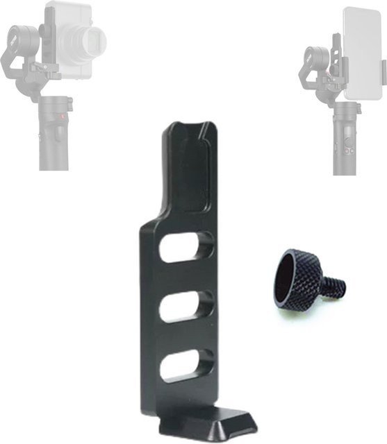 ZHIYUN Vertikale Schnellwechsel-Stativ-Montageplatte für Crane M2 Gimbal-Stabilisator und Smartphone-Halterung in Schwarz - Bild 1