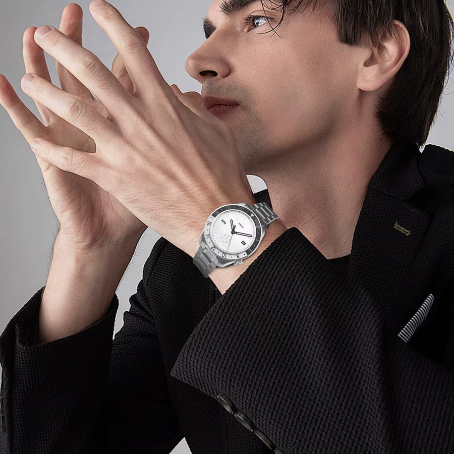 Seiko Uhren-Teile Lünette, Edelstahl, Silber, Unisex - Bild 3