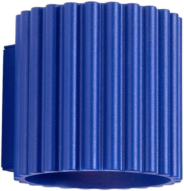 Licht-Erlebnisse Wandlampe Up Down aus Aluminium in Blau für G9 Leuchtmittel, Breite: 10 cm - Bild 1