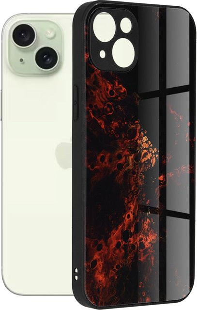 Techsuit Glaze Schutzhülle für Apple iPhone 15 Plus in Rot - Bild 1