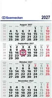 Soennecken Wandkalender 2027 Monatskalender Multicolor B: 60 cm, H: 60 cm, T: 30 cm - Bild 1