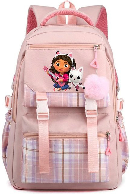 Gabby Dollhouse Schultasche und Rucksack für die Grundschule in Pink - Bild 1
