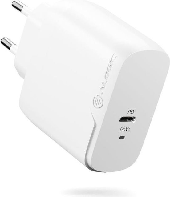 ALOGIC 1X65 USB-C Netzteil mit 2 m Kabel in Weiß (WCG1X65-EU) - Bild 1