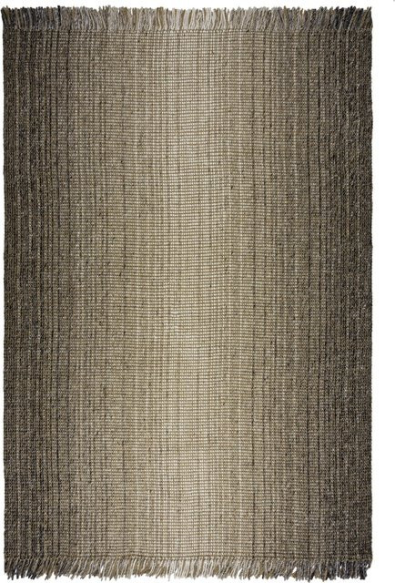 WEAVER Kadima Design Teppich Wollmischung in Grau und Beige, B/T: 60 x 110 cm - Bild 1