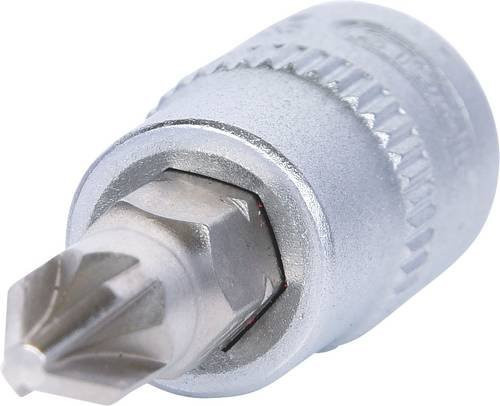 KS Tools Bit-Stecknuss PZ2 1/4 Zoll aus Edelstahl in Silber - Bild 1