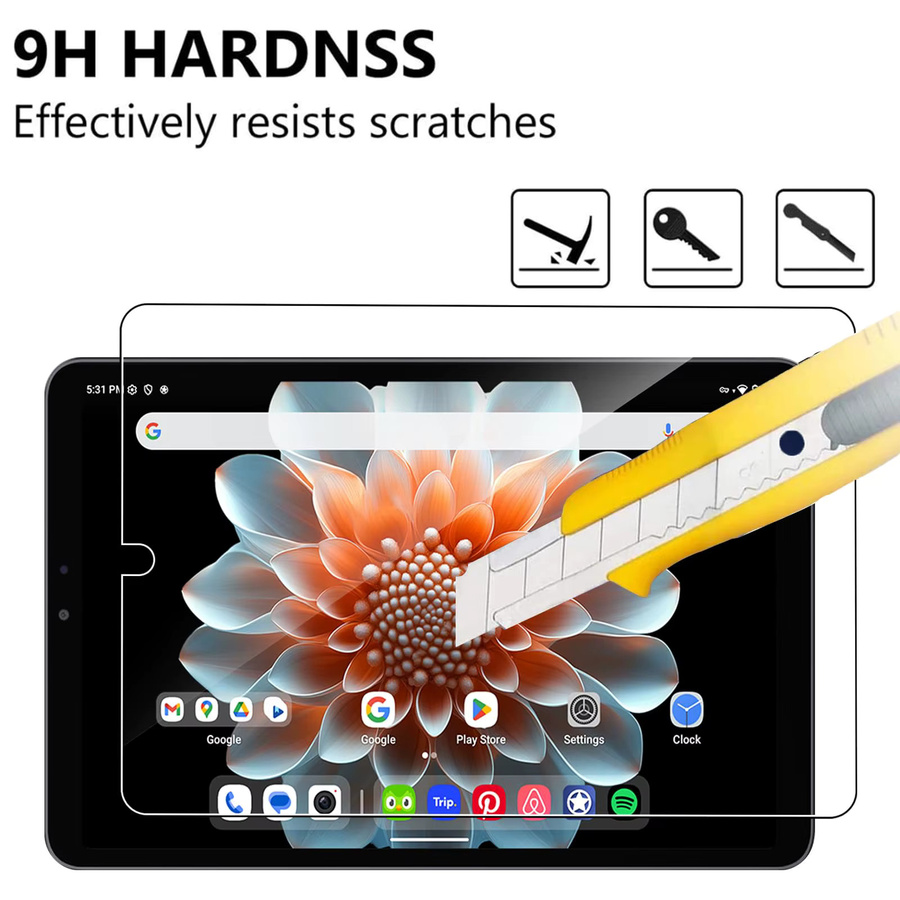 ALLDOCUBE Schutzglas aus gehärtetem Glas für iPlay 70 Mini Pro 2025, 8,4 Zoll, transparent, stoßfest mit 9H-Härte - Bild 3