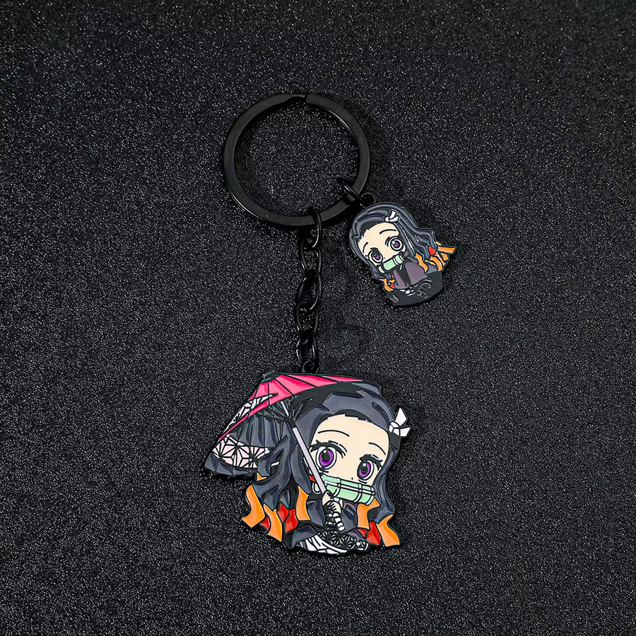 Bandai Schlüsselanhänger, Anime Nezuko, Cartoon-Muster - Bild 5