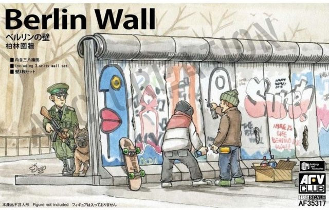AFV-Club Berlin Wall, 3-teiliges Set - Bild 1