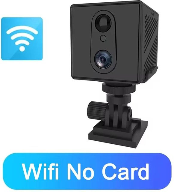 Vstarcam Mini Überwachungskamera mit 5MP Auflösung, 4G SIM und WiFi, Schwarz, Wiederaufladbarer 3000 mAh Akku mit Nachtsicht für die Innenraumüberwachung - Bild 1