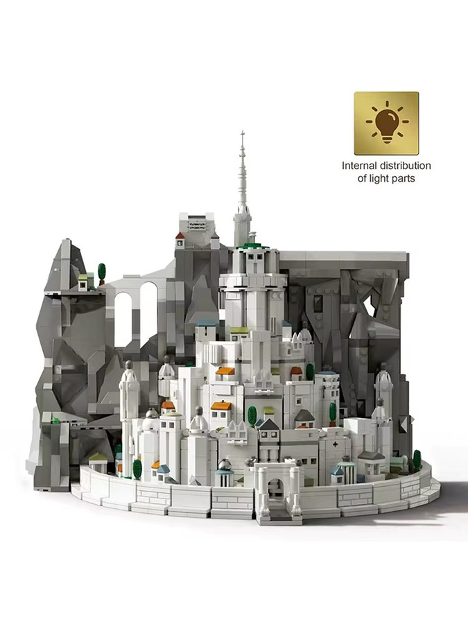 barweer Film-Ringe Weißes Schloss, Baukasten-Set, 2318 Teile, ab 14 Jahre - Bild 4