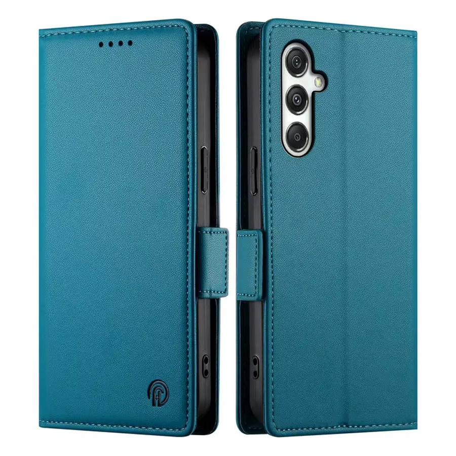 Luxus Flip Ledertasche Wallet Cover für Samsung Galaxy A-Serie in Rot - Bild 3