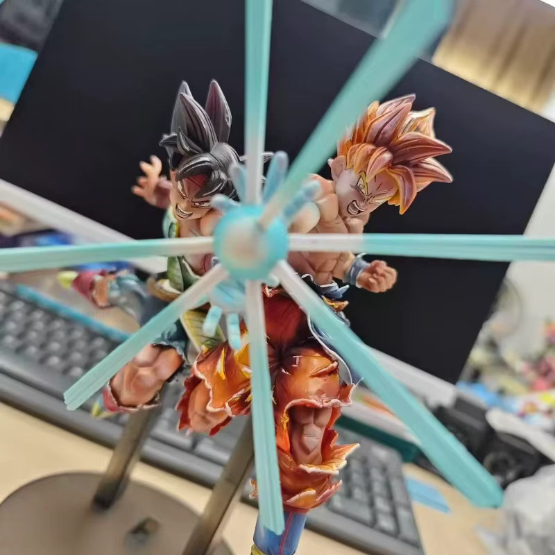 Bandai Dragon Ball Bardock Goku Vater-Sohn Kamehameha Actionfigur, Einzelfigur, Kunststoff, Bunt / Mehrfarbig - Bild 2