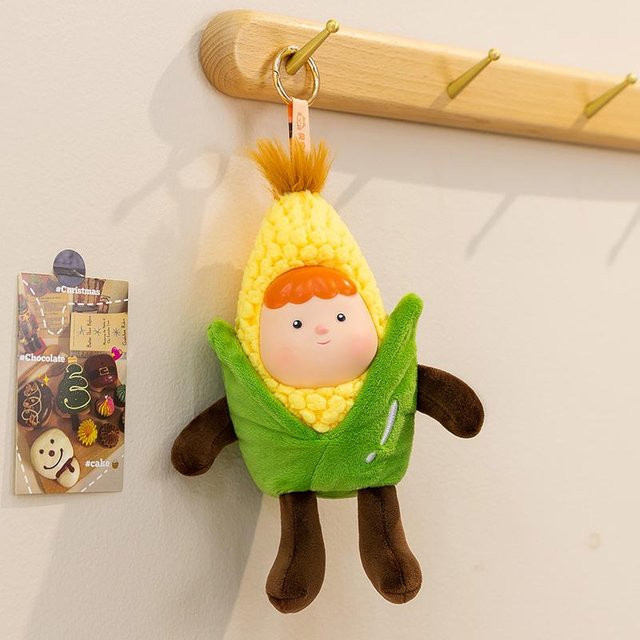 Fruchtpuppe Aubergine, Plüschtier, 16cm - Bild 1