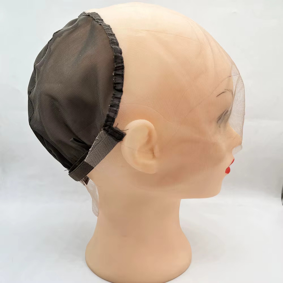 Spitzenperückenkappen mit verstellbaren Trägern, leimlose Webkappen, Unisex - Bild 2