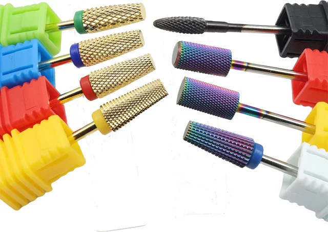 Easy Nail Karbid Nagelbohrer, konischer Fräser für Maniküre, Unisex - Bild 1