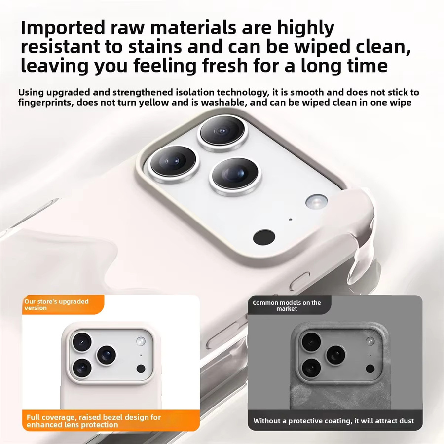 Original Flüssigsilikon Handyhülle mit Stoßstangenschutz für Apple iPhone Air 16E, 16, 15, 14, 13, Pro Max in Grün - Bild 3
