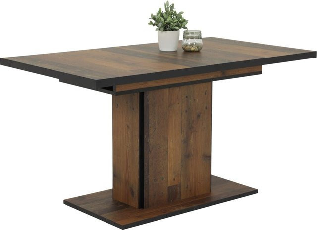 Esstisch Hela in Holzoptik Braun, ausziehbar, B/H/T: 120 x 76 x 80 cm - Bild 1