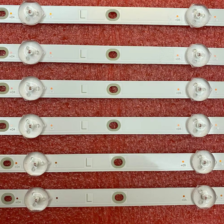 12er Set LED Backlight Strips für Philips TV Modelle 55PUS6503/12 55PUS6412 55PUS7503 55PUS6162 55PUS6262 55PUS6753 55PUS7303 55PUS6703 TPT550U1 in Weiß - Bild 2