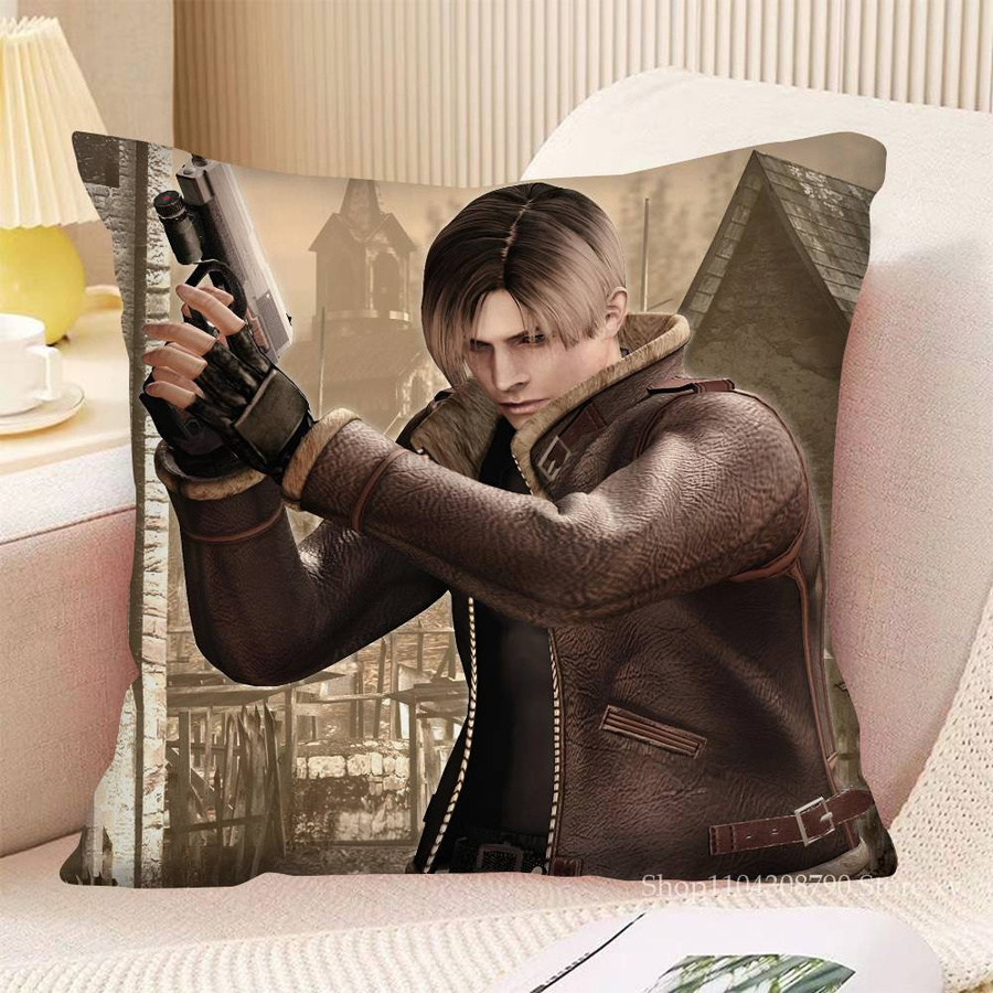 RVDV Kissenbezug Resident Evil Leon Kennedy Design, quadratisch, Multicolour, B/B/B: 40,64 x 40,64 x 40,64 cm - Bild 2