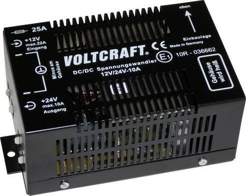 VOLTCRAFT DC/DC-Wandler 12V/24V/10A 240W in Schwarz - Bild 1