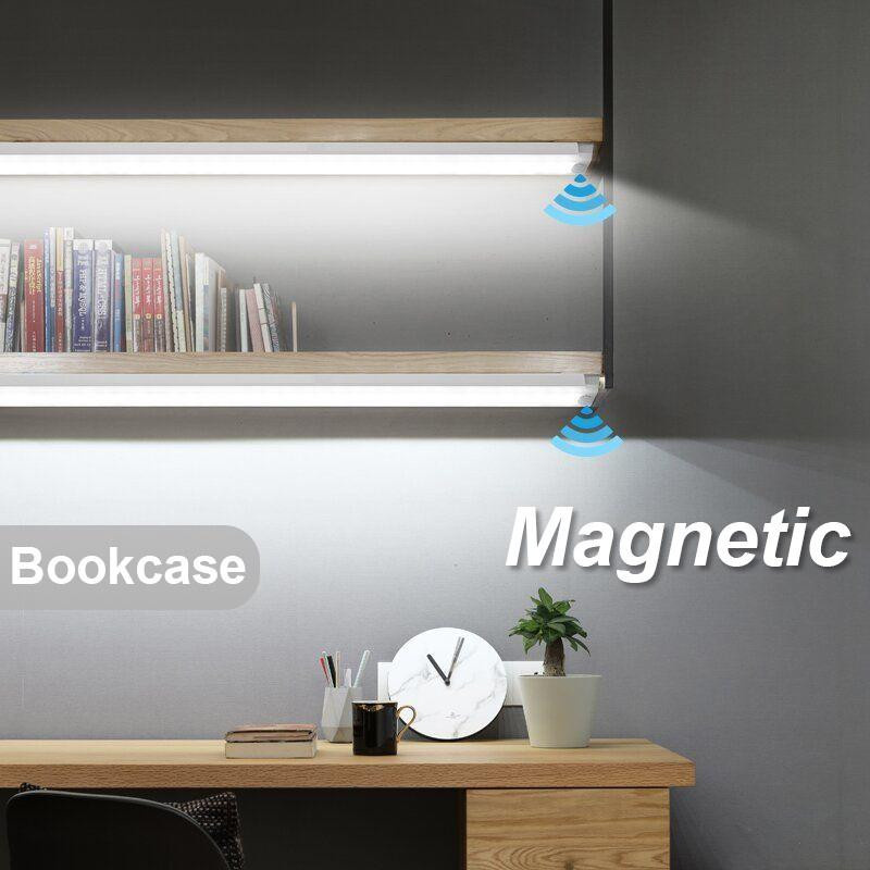 YJMP Super Lighting LED Nachtlicht mit Bewegungssensor, USB aufladbar, weiß, Breite: 50 cm - Bild 4
