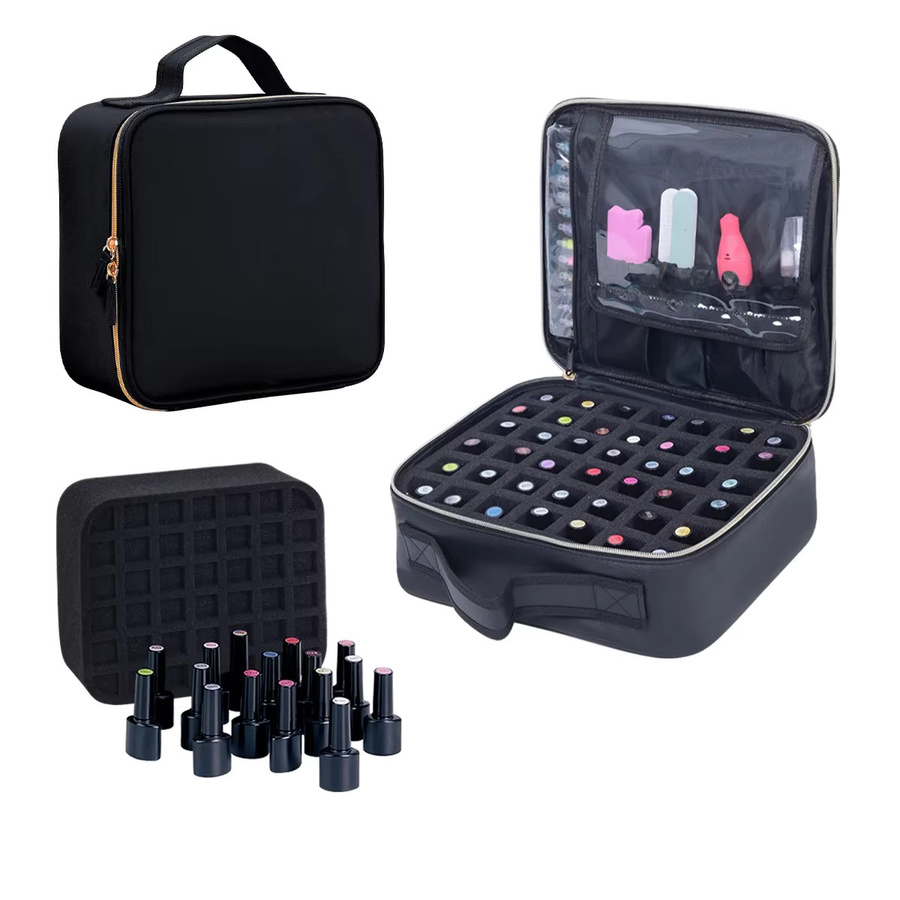 UOZL Nagellack-Organizer aus PU-Leder, 42 Flaschen - Bild 7