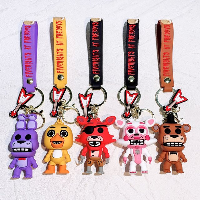 Bandai Five Nights at Freddy's Puppen-Schlüsselanhänger, Zubehör - Bild 1