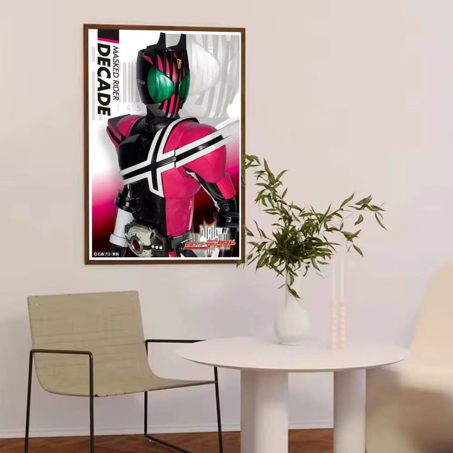 Potdemiel Came Rider Whitepaper Poster, moderner Grafikdruck in Weiß und Multicolour für deine Wanddekoration - Bild 3