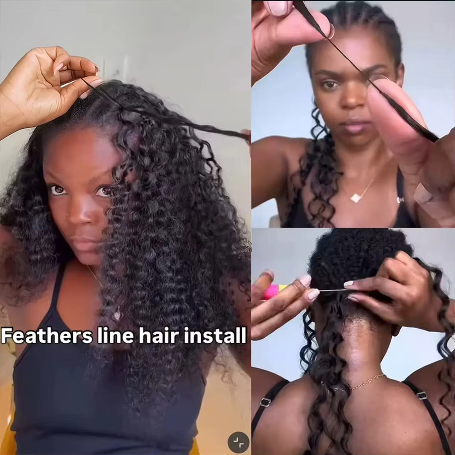 Wig Secret Boho Braid Häkel-Extensions, 100% Remy Echthaar, Damen - Bild 2