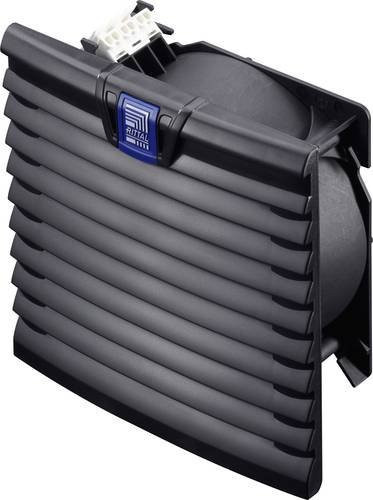 Rittal SK 3238.108 Filterlüfter in Schwarz, B/H/T: 14,85 x 14,85 x 1,6 cm - Bild 1
