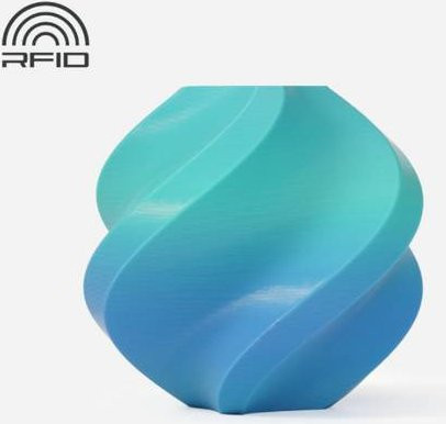 BambuLab PLA Basic Filament 1,75 mm für FDM-Druck, Blau-Grün, 1000 g - Bild 1