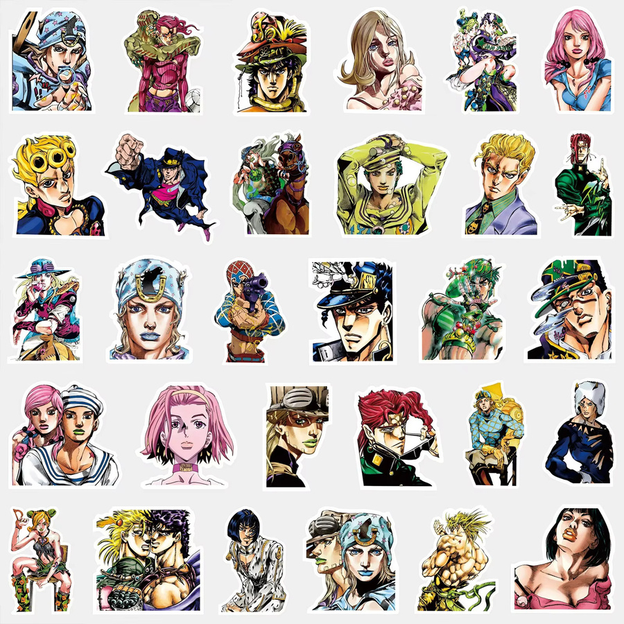 Sega JoJo's Bizarre Adventure Graffiti-Aufkleber, 82-teiliges Set - Bild 2