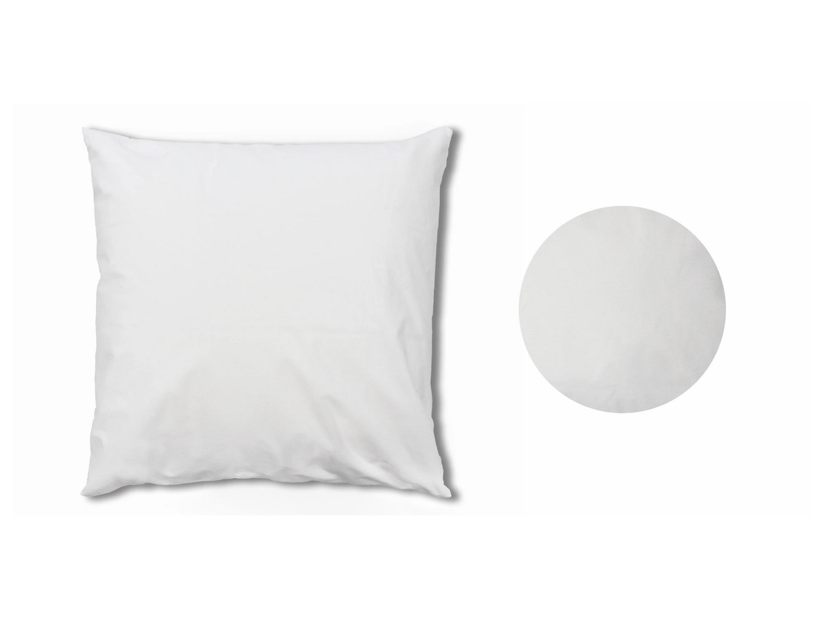 BIBERNA Sleep & Protect wasserundurchlässiger Molton-Kopfkissenbezug aus Baumwolle, Farbe: Weiss, B/T: 80 x 80 cm - Bild 3