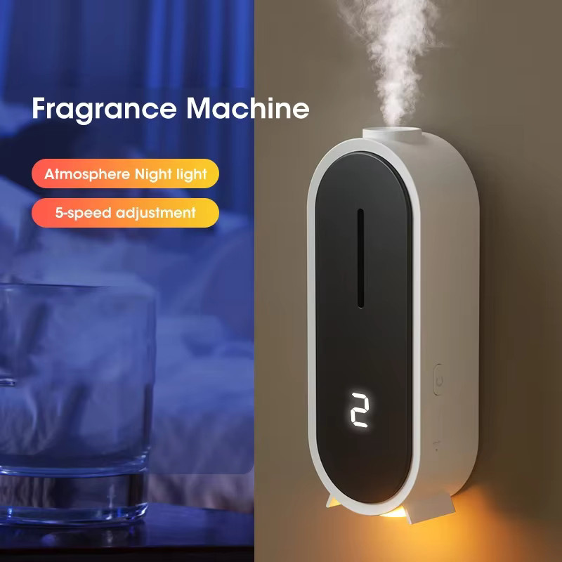 NOCCLILI Ultraschall Aromatherapie Diffusor Tragbarer Duftverteiler für Auto und Haushalt, Weiß, 50 ml - Bild 3