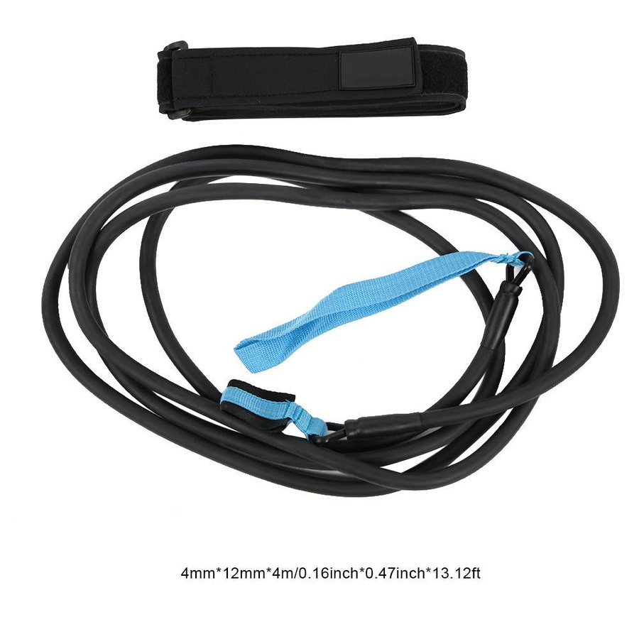KEEP DIVING Schwimmwiderstandsgurt Trainingsgerät aus Naturlatex und Neopren in Schwarz und Blau, Länge: 4 m - Bild 2