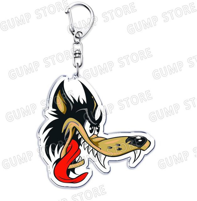 CHIC STUDIO Schlüsselanhänger, Liger Böser Wolf, Unisex, black - Bild 1