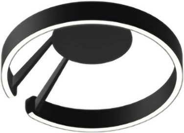 Occhio Mito aura 40 LED-Wand- und Deckenleuchte in Schwarz matt mit x-tra warm LED (2200K - 3500K) und Occhio air Modul - Bild 1