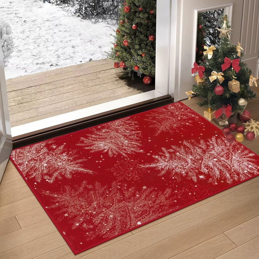 VIKAMA Rutschfester Weihnachtsteppich für Wohnzimmer und Schlafzimmer als Heimdekoration - Bild 1