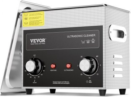 VEVOR Ultraschallreiniger 3L mit Heizfunktion und Timer, professionelle digitale Schallkavitationsmaschine aus Edelstahl in Silber, 120 W für Uhren, Brillen, Münzen und Werkzeuge - Bild 1