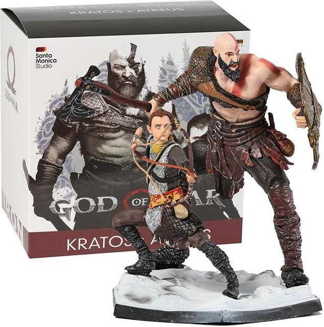 God of War Kratos und Atreus Deluxe Art Scale PVC Figure, Modell Statue, ab 14 Jahren - Bild 1