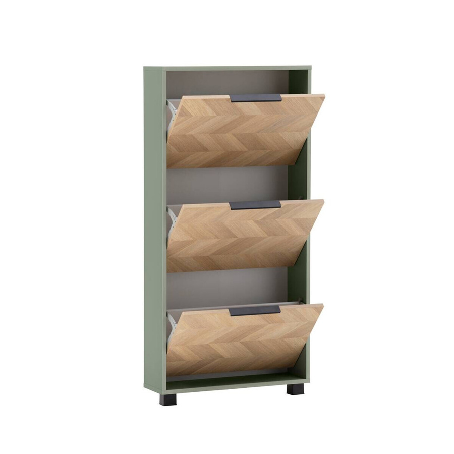 Schildmeyer Schuhkipper Piazza 3er Pistazie B/H/T: 59,8 x 124,5 x 19,55 cm - Bild 3
