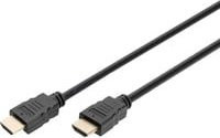 Digitus HDMI Premium High Speed Anschlusskabel mit Ethernet und UHD 4K in Schwarz, Länge: 2,00 m - Bild 1